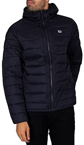 Lee Light Puffer Jacket Giacca, Black, Medium Uomini