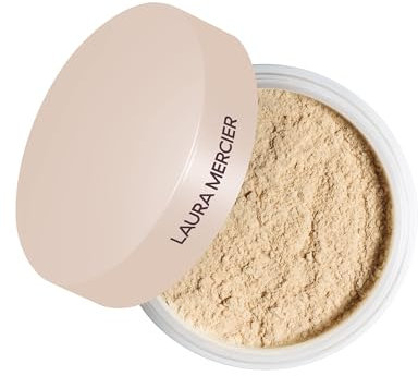 Laura Mercier Translucent Loose Talc-Free Setting Powder Ultra-Blur: Hyaluronic Acid Infused, Natural & Blurring Finish, Long Lasting, For Normal to Dry + Mature Skin, 4 Shades