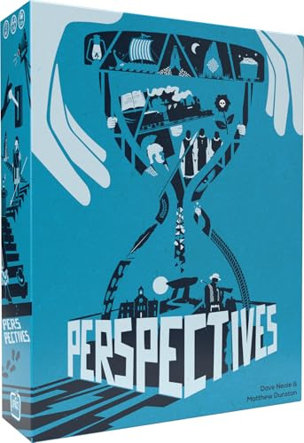 Asmodee – PERSPECTIVES Boîte Bleue – Jeu de Société Coopératif d’Enquête