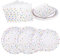 GWHOLE Vaisselle Jetable Anniversaire Assiettes de Grande Taille Petites Assiettes de Repas en Papier Serviettes Jetables en Papier