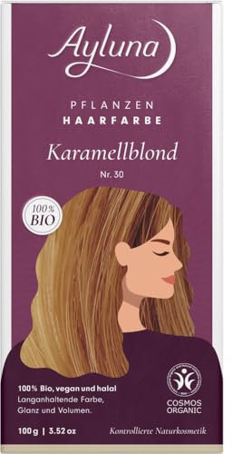 Pflanzenhaarfarbe Karamellblond 18 x 100 g