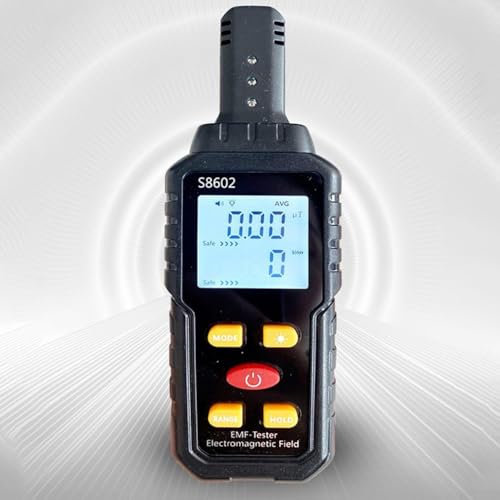 Lecreatekit 3 In 1 Digital for GEIGER Counter, Counter for GEIGER EMF Meter Automatic Alarm Real-Time Measure Radiation, To Assess Electromagnetic Field Exposure Safely