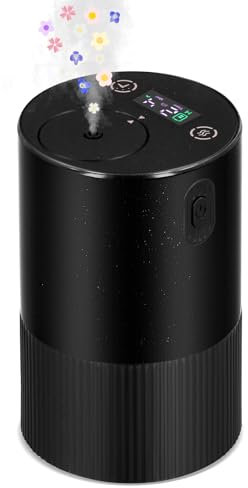 Difusor de aceite esencial sin agua para el automóvil o el hogar, difusor de aceite esencial recargable por USB, máquina de aire aromático, mini difusor eléctrico portátil de aromaterapia,