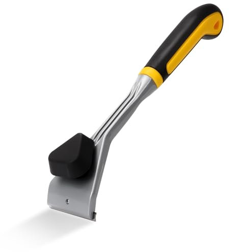Scraper Tool, Hard Alloy Scraper, Paint Remover with Ergonomic TPR Handle for Wood Floor and Wall Removing Paint Glue Grout Varnish (Without Replacement Head)