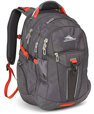 High Sierra Mochila unisex Xbt Business Mochilas y Messenger Bag Laptop, Mercurio/Carmesí (Gris) - 58000-4799