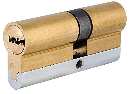 Fac 23238 Cilindro Profilo Europeo di Alta Sicurezza, ottonato, 71 mm