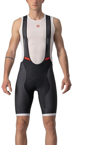 Castelli 4522003 COMPETIZIONE KIT BIB Uomo Salopette corte da ciclismo BLACK WHITE M