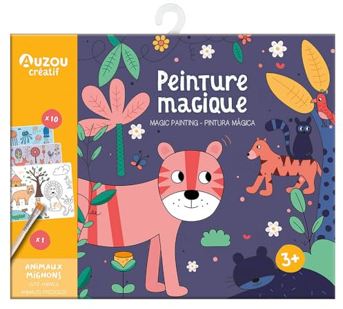 Ma pochette d'artiste - peinture magique - animaux mignons