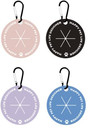 4 Stücke Hundekotbeutelhalter, Kotbeutelhalter mit Karabiner-Clip, freihändiger Kotbeutelhalter für Leine, Haustierkotbeutelspender für Hundespaziergänge, Zubehör