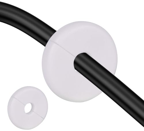 2Pcs Wall Grommets for Cables,Wall Cable Pass Through, Cable Routing kit Accessories for ethernet Cable Wall Bushing Feed Through