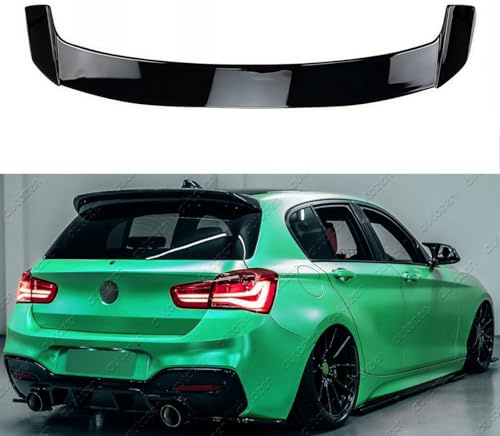 autozen rear roof spoiler, compatible for BMW 1 Series F20 F21 2012-2019 rear spoiler, Gloss Black