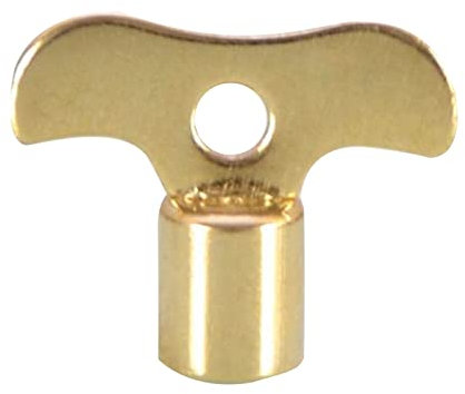 Chiave per termosifone, quadrata, in ottone, chiave di sfiato, chiave per rubinetto, valvola aria, strumento sanitario, foro 7 mm