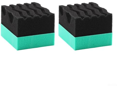 Éponge de nettoyage et de cire pour pneus, caoutchouc, plastique et cuir, tampon applicateur de polissage fait main, éponge polyester, 9,5 x 8,5 x 7 cm, G
