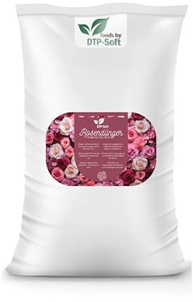 Rosendünger 5 kg Langzeitdünger Rosen - Gartendünger für Rosen Blütensträucher - NPK Dünger für Gartenpflanzen Ziersträucher Blumen, für üppige Blüten und gesundes Wachstum