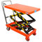 echoENG Carrello sollevatore con Piattaforma a Doppio Pantografo| Altezza di sollevamento 1300 mm | Portata 350 kg | Dimensione tavola 850x500 | Transpallet a forbice |MA SL CP35