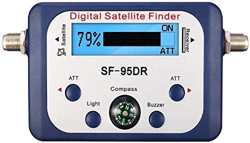 SF-95DR Sat-finder Satellite signal detector LCD display Beep gauge for optimal positioning Adjustment of satellite antennas digital satellite systems