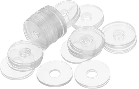 Hohopeti 50piezas Arandelas Para Tornillos De Equipo Juntas De Vinilo Reparación De Juntas Planas Accesorio Para Manijas De Ducha
