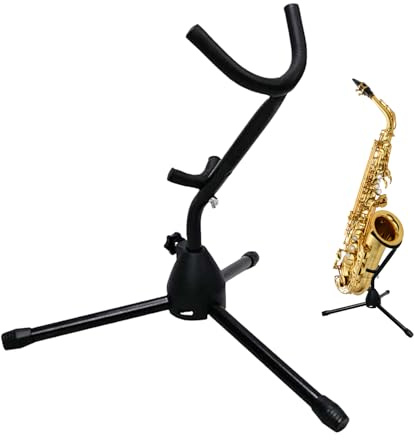 Tenor Saxophone Stand | Folding Sax Stand,Holder Stable Support for Orchestra School Home Music Studio Practice Jazz Performance Band