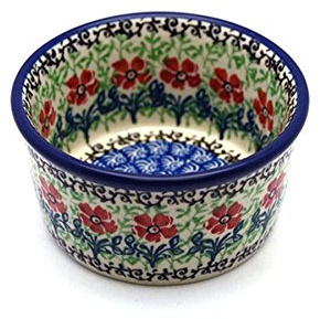 Polish Pottery Ramekin - Maraschino