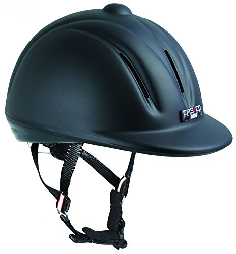Reithelm Casco Youngster (schwarz matt, S (54-56 cm))