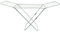 Home Vida 1 tendedero Plegable con alas, Metal, Blanco, 50 x 180 x 105 cm