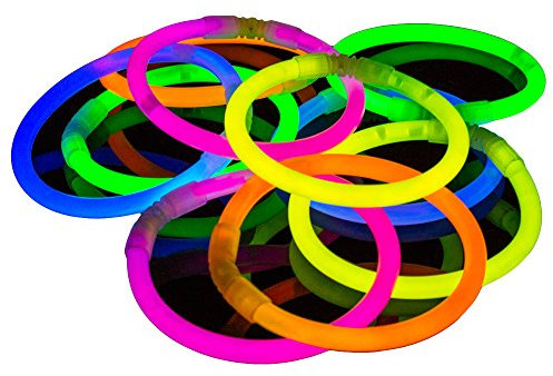 The Glowhouse - Premium-Leuchtarmbänder - Set mit 25 Stück