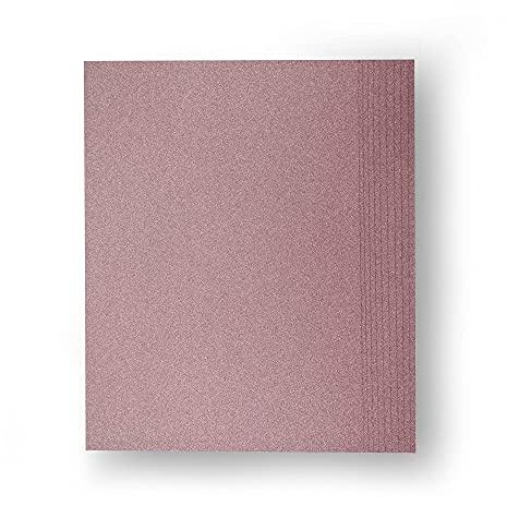 Rose Gold Glitter Cards 250GSM A4 10 Sheets Coloured Paper Card Crafts Cardstock Sparkling Paper for Arts Work Party Decoration.