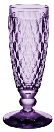 Villeroy & Boch Copa Para Cava Boston Lavender, Copa De Cristal De Color Morado, Capacidad 120Ml