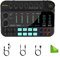 7Ryms 7Caster SE2 Multi-Functional Audio Interface for Streaming/Podcasting/Recording with XLR, 3.5mm, 6.35mm Instrument Inputs-Black