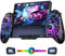 CoguyTech Switch Controller Wireless für Nintendo Switch/OLED, RGB Handheld Controller mit Turbo Programmierung und Einstellbarem Vibration, Einteilige Switch Joypad mit 1000 mAh