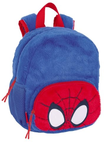 safta Spidey Kindergartenrucksack, anpassbar an den Wagen, einfache Reinigung, ideal für Kinder verschiedener Altersgruppen, bequem und vielseitig, Qualität und Widerstandsfähigkeit, 22 x 10 x 27 cm,