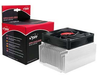 SPIRE Ventilador de CPU Intel Socket 478 silencioso 70 mm Ventilador 3200 RPM 26 dBA Aluminio con núcleo de Cobre Pentium4 Celeron