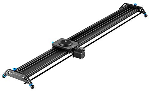 GVM Motorized Camera Slider Aluminum Alloy Slider Time Lapse Video Shot Camera Dolly Slider with Controller for DSLR Camera DV Video Camcorder Film Photography, Load up to 44 lbs