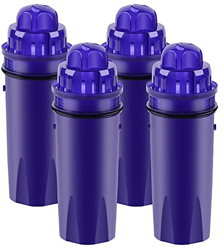 ICEPURE Pitcher Water Filter Replacement for PUR CRF950Z, CRF-950Z, PPF900Z, PPF951K, PPT700W, CR-1100C, CR1100CV, DS-1800Z, PPT711W, PPT711B, PPT111W and More PUR Pitcher and Dispensers System, 4PACK