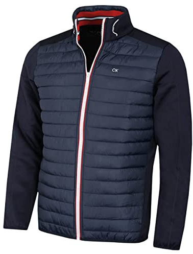 Calvin Klein Mens Hybrid Jacket - Navy - M