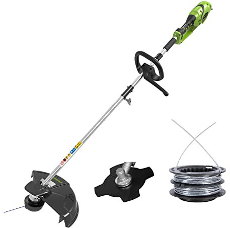 Greenworks Tagliabordi e Decespugliatore Elettrico 230V 1200W 40cm, Bobina a Doppio Filo