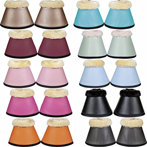 HKM Comfort Premium 3100 - Campana per zoccoli, colore: rosso vinaccia