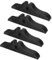 Warmhm 4pcs Folding Divider Stand Thickened Divider Base Feet for Versatile Home Office Use Setup Stylish Black Design