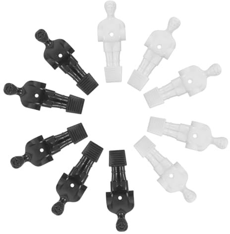 JOINPAYA 10 Stück Zubehör Für Tischfußball Austausch Von Tischfußballteilen Kicker-männerteile Kicker Männer Ersatz Fußballtisch Ersatz-tischfußball-männer Kickerfigur Die Hüften