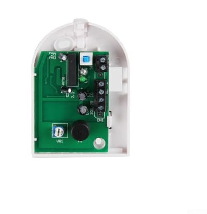 Détecteur de bris de verre filaire pour systèmes de sécurité | Détecteur de bris de verre inviolable avec détection basée sur la fréquence et technologie immunitaire des animaux domestiques, portée de