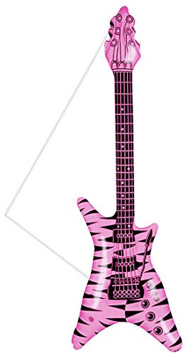 INSTRUMENT - GITARRE - pink, 105 cm, aufblasbar