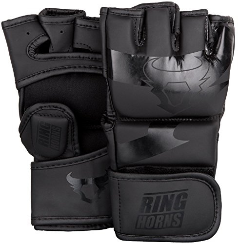 Ringhorns, Charger MMA Handschuhe, Unisex Erwachsene, S, Schwarz/Schwarz