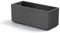VECA SPA Vaso Fioriera Matheria da 100cm di Design Moderno (Antracite)