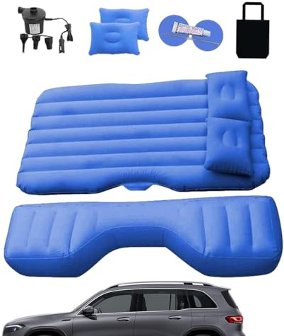 Materasso ad aria da viaggio per auto - Letto per dormire sul sedile posteriore gonfiabile, materasso portatile | Sedile posteriore per auto Cuscino d'aria per dormire Materasso da viaggio per auto un