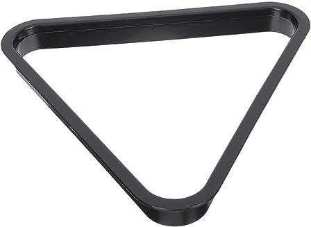 Kisangel Kleiner Billardständer Dreieckiger Billardrahmen aus Kunststoff für Billardtisch Zubehör Spielzimmer Club und Zuhause