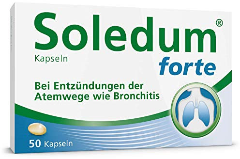 Soledum Kapseln forte | 50 Kapseln | Erkältungskapseln mit Cineol