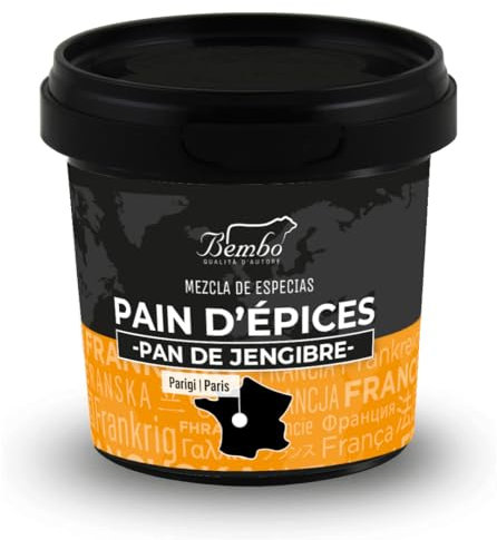 Pain d’Epices/Pan de Jengibre Bembo 65 g - Mezclas de especias para pan de especias - Aromas y especias - (Pain d'Epices 65 g)
