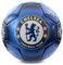 Hy-Pro Offiziell lizenzierter Chelsea FC Classic Signature Fußball, Metallic, Größe 5, Blau, Training, Match, Merchandise, Sammlerstück für Kinder und Erwachsene
