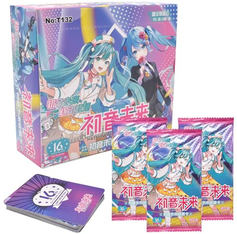 Miiku Carte Animée, 160PCS Miiku Cartes à Collectionner Anime Carte Postale Édition Collector d'honneur Coffret de Trading Card Jeux de Cartes Packs pour Les Amateurs D'anime Cadeau