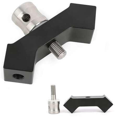 Poearcus Support V-Bar à dégagement Rapide pour tir à l'arc Support en Alliage d'aluminium à 45° pour Arc à poulies Accessoire léger pour Arc Montage et démontage sans Effort (X8)
